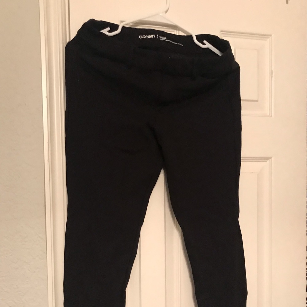 Black pixie pants